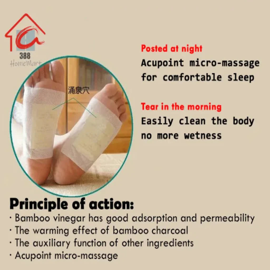 100% Herbal Premium Detox Foot Patch (BUY 1 GET 1 FREE)