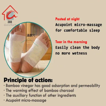 100% Herbal Premium Detox Foot Patch (BUY 1 GET 1 FREE)