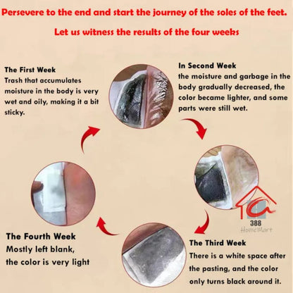 100% Herbal Premium Detox Foot Patch (BUY 1 GET 1 FREE)