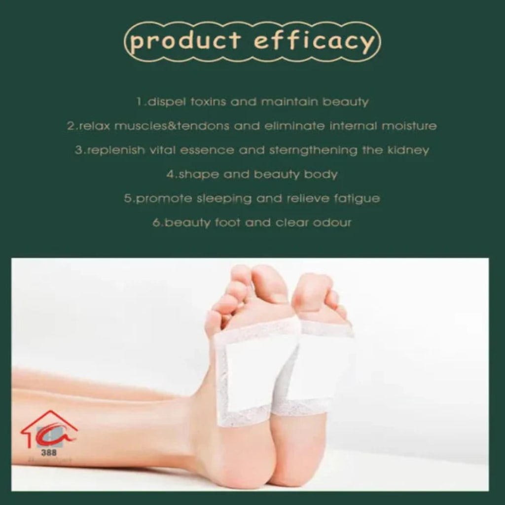 100% Herbal Premium Detox Foot Patch (BUY 1 GET 1 FREE)